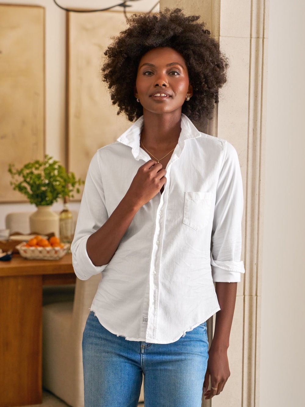 Frank&Eileen BARRY
Tailored Button-Up Shirt